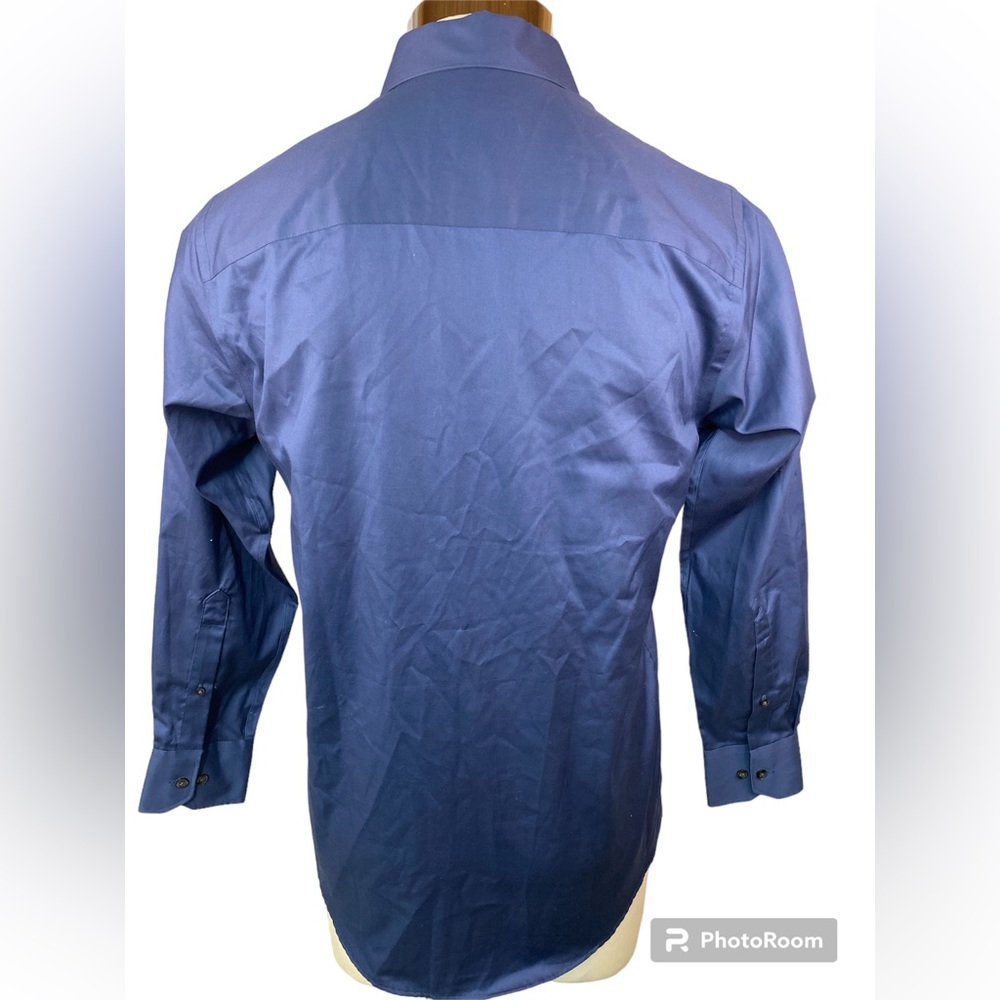 Kenneth Cole New York Long Sleeve Button Up Shirt Men’s 14 1/2- 32-33 - Picture 2 of 4